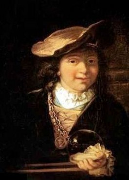 Kind met Zeepbel - Rembrandt?