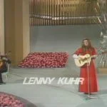 Lenny Kuhr tijdens het Songfestival van 1969