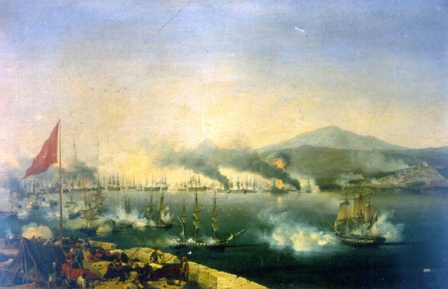 Slag bij Navarino - Ambroise-Louis Garneray