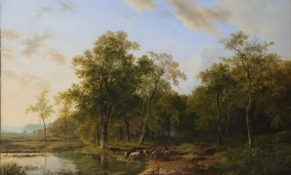 Barend Cornelis Koekkoek. Zomerlandschap, 1830. Collectie Teylers Museum