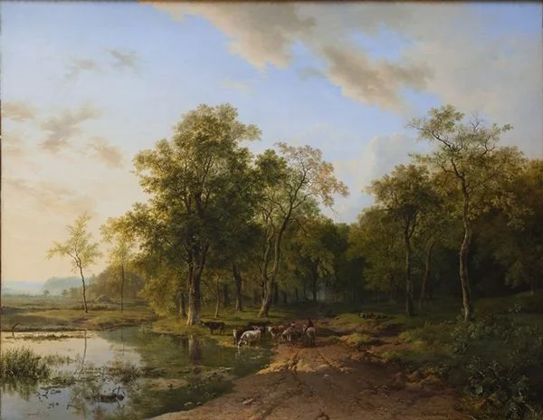 Barend Cornelis Koekkoek. Zomerlandschap, 1830. Collectie Teylers Museum