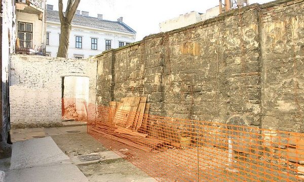 Muur van het getto van Boedapest