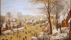 Pieter Brueghel de Jonge - Winterlandschap met vogelval, 1631