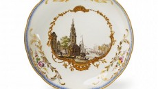 Bord uit een Meissen-servies (Paleis Het Loo)