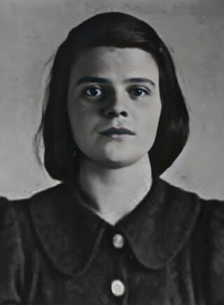 Sophie Scholl na haar aanhouding