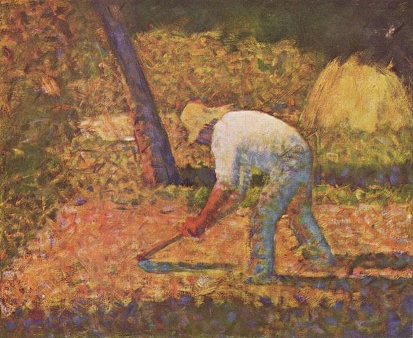 Werkende boer - Georges Seurat, ca. 1882