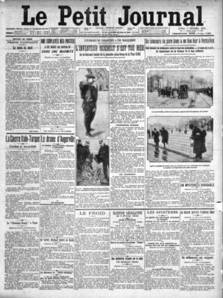 Le Petit journal (1912) over de fatale sprong 