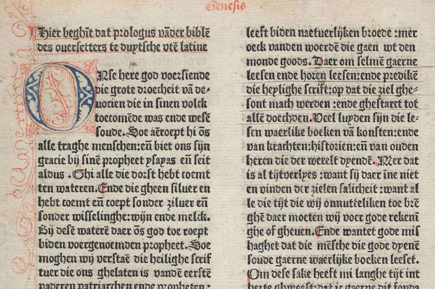 Delftse Bijbel uit 1477