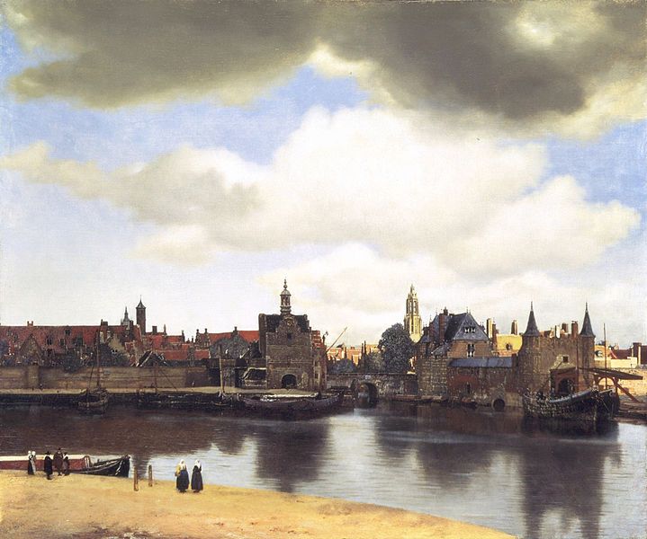 Gezicht op Delft - Johannes Vermeer, ca. 1661 (Mauritshuis)