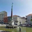 Het Anspachmonument in Brussel (Google Street View)