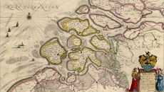 Kaart van Zeeland uit 1643 - Blaeu
