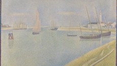 Georges Seurat, Le chenal de Gravelines, Grand-Fort-Philippe, 1890, olieverf op doek, 65 x 81 cm, Bought with the aid of a grant from the Heritage Lottery Fund, 1995, The National Gallery, Londen, © Copyright The National Gallery, London 2014