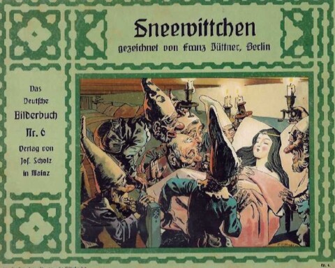 Uitgave van Sneeuwwitje uit 1910 (Franz Jüttner)
