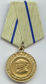 Medaille voor de verdediging van Sebastopol