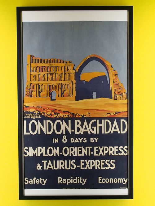 Affiche London-Baghdad door Roger Broders, 1931 - Arjan den Boer