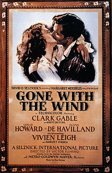 Gone with the wind (1939) - oude filmposter