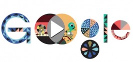 Google doodle ter ere van logicus John Venn