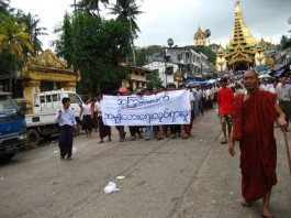 Protesten tegen de regering van Myanmar in 2007