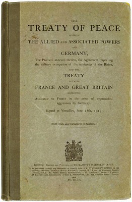Engelse versie van het Verdrag van Versailles