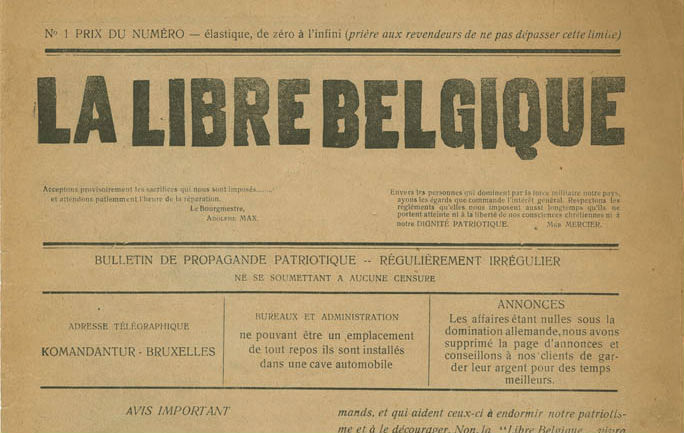 La Libre Belgique, 1915