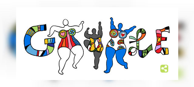 Doodle ter ere van Niki de Saint Phalle