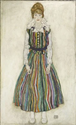 Portret van Edith - Egon Schiele, 1915 (Gemeentemuseum).jpg