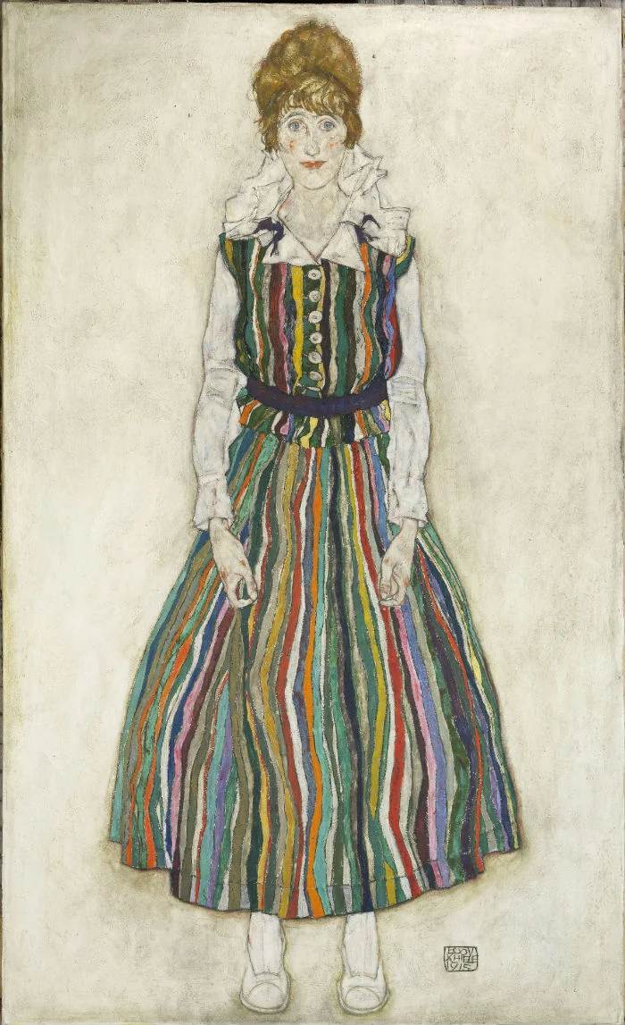 Portret van Edith - Egon Schiele, 1915 (Gemeentemuseum).jpg