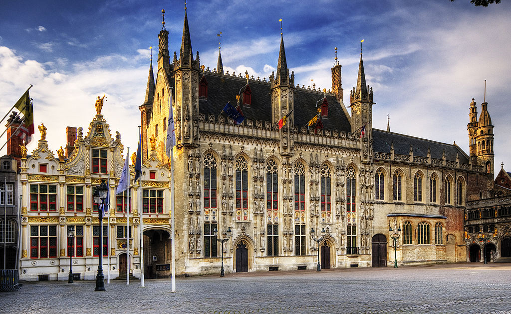 Stadhuis van Brugge, waar het proces tegen Fryatt plaatsvond (cc - Wolfgang Staudt)