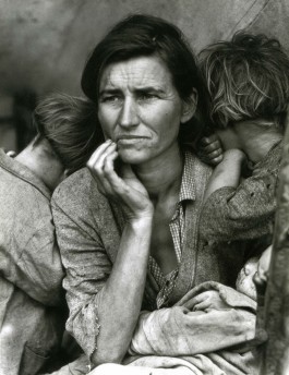Dorothea Lange, Migrant Mother, Nipomo, California, 1936 © Library of Congress. Courtesy of Howard Greenberg Collection