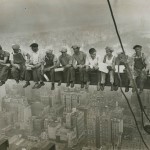 Charles C. Ebbets, Lunchtime Atop the World’s Largest Building, Rockefeller Center, New York, 1932. Courtesy of Howard Greenberg Collection