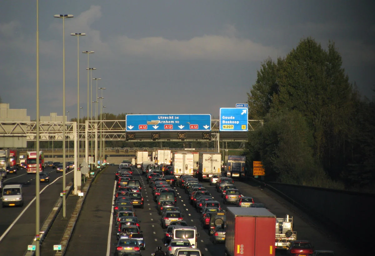 A12 bij Gouda