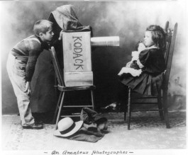 Een amateurfotograaf, ca. 1907
