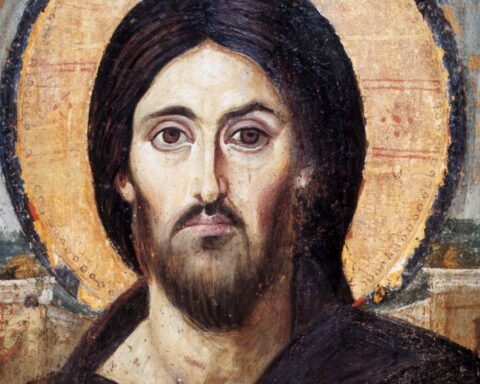 Zesde-eeuws icoon van Jezus