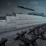 Still uit de animatie over de geschiedenis van de Berlijnse Muur