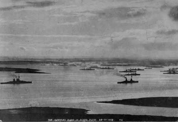 De Duitse vloot in Scapa Flow, november 1918