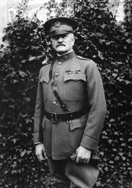 Generaal John Pershing in 1918