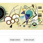 Google Doodle ter ere van Wassily Kandinsky