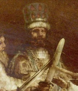 Julius Civilis volgens Rembrandt (detail)