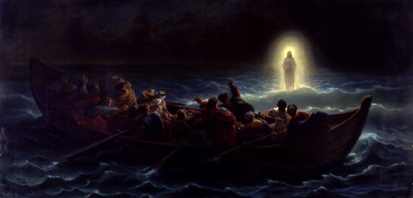 Le Christ marchant sur la mer - Amédée Varint