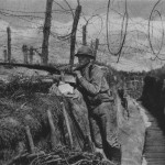 Loopgraaf uit de Eerste Wereldoorlog