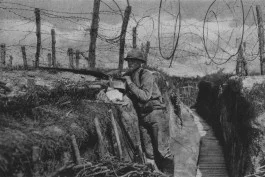 Loopgraaf uit de Eerste Wereldoorlog