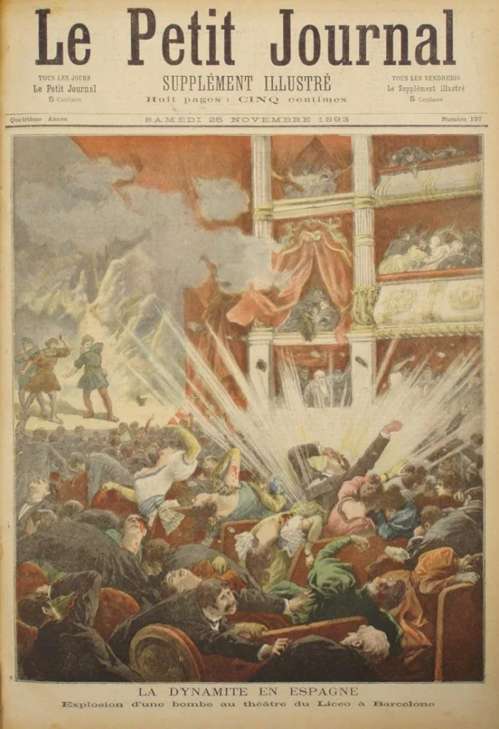 Anarchistische bomaanslag in het Liceu Theater in Barcelona, 1893