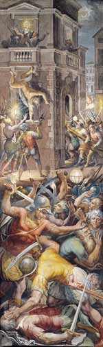 De Bartholomeusnacht door Giorgio Vasari