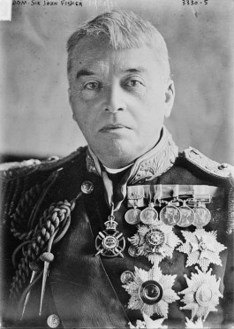 De Britse admiraal Lord Fisher