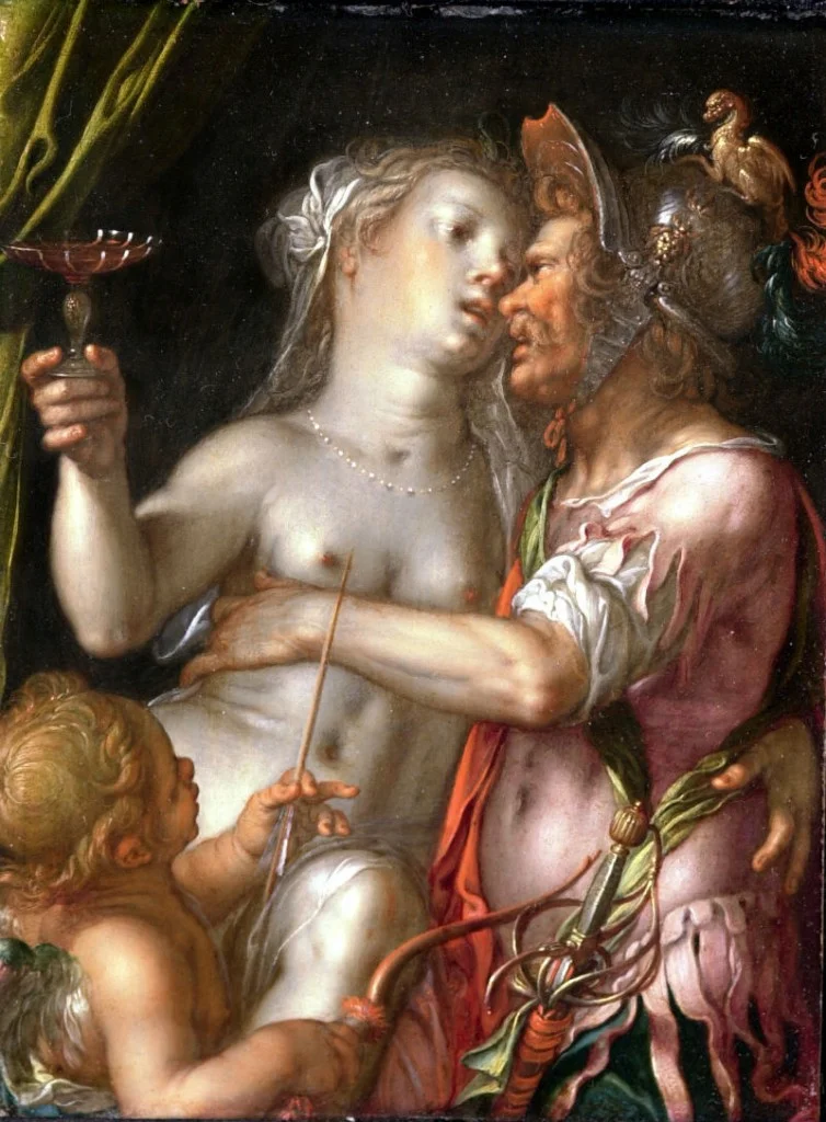 Joachim Wtewael, Mars, Venus en Cupido, ca. 1610. Stichting P. en N. de Boer, Amsterdam