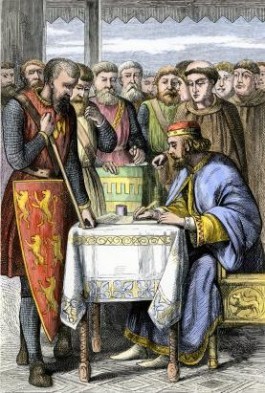 Ondertekening van de Magna Carta