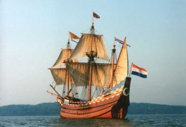 Replica van de Halve Maen (New Netherland Museum)