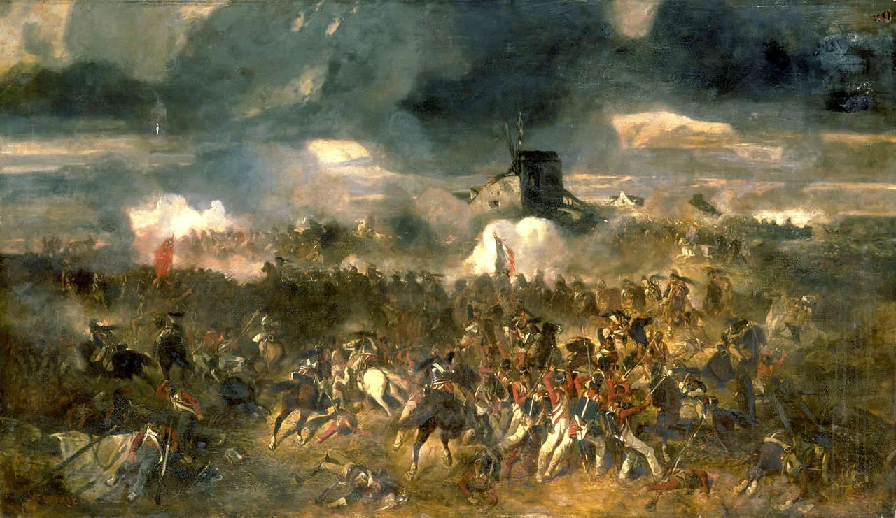 Slag bij Waterloo (Andrieux)
