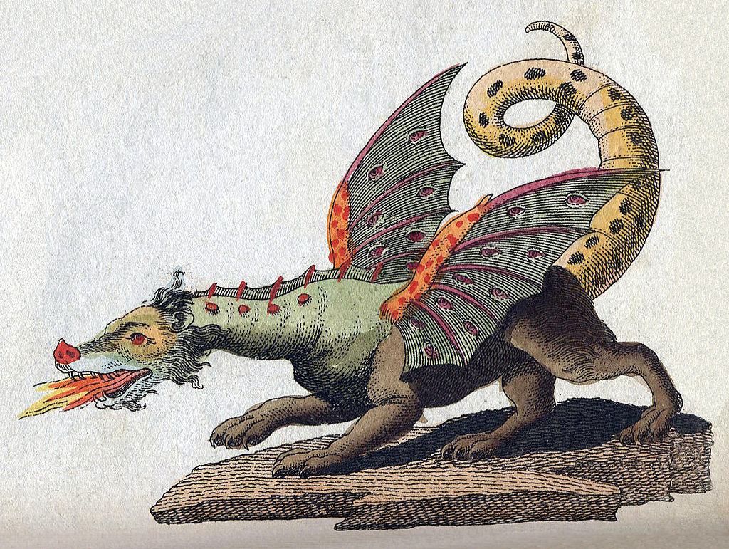 Vuurspuwende draak (19e eeuw)