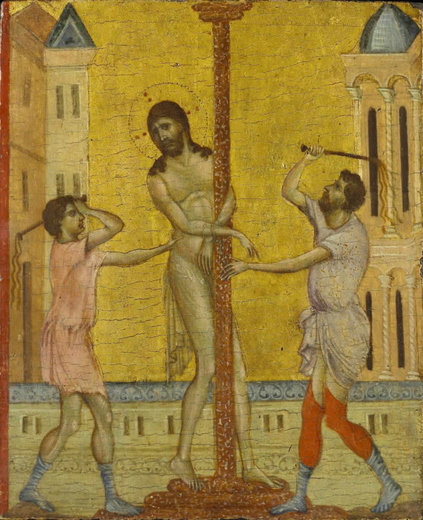 De geseling van Christus - Cimabue, ca. 1280 (The Frick Collection, New York; Foto: Michael Bodycomb)
